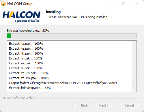 Halcon20.11版本64位，永久使用，无需licens